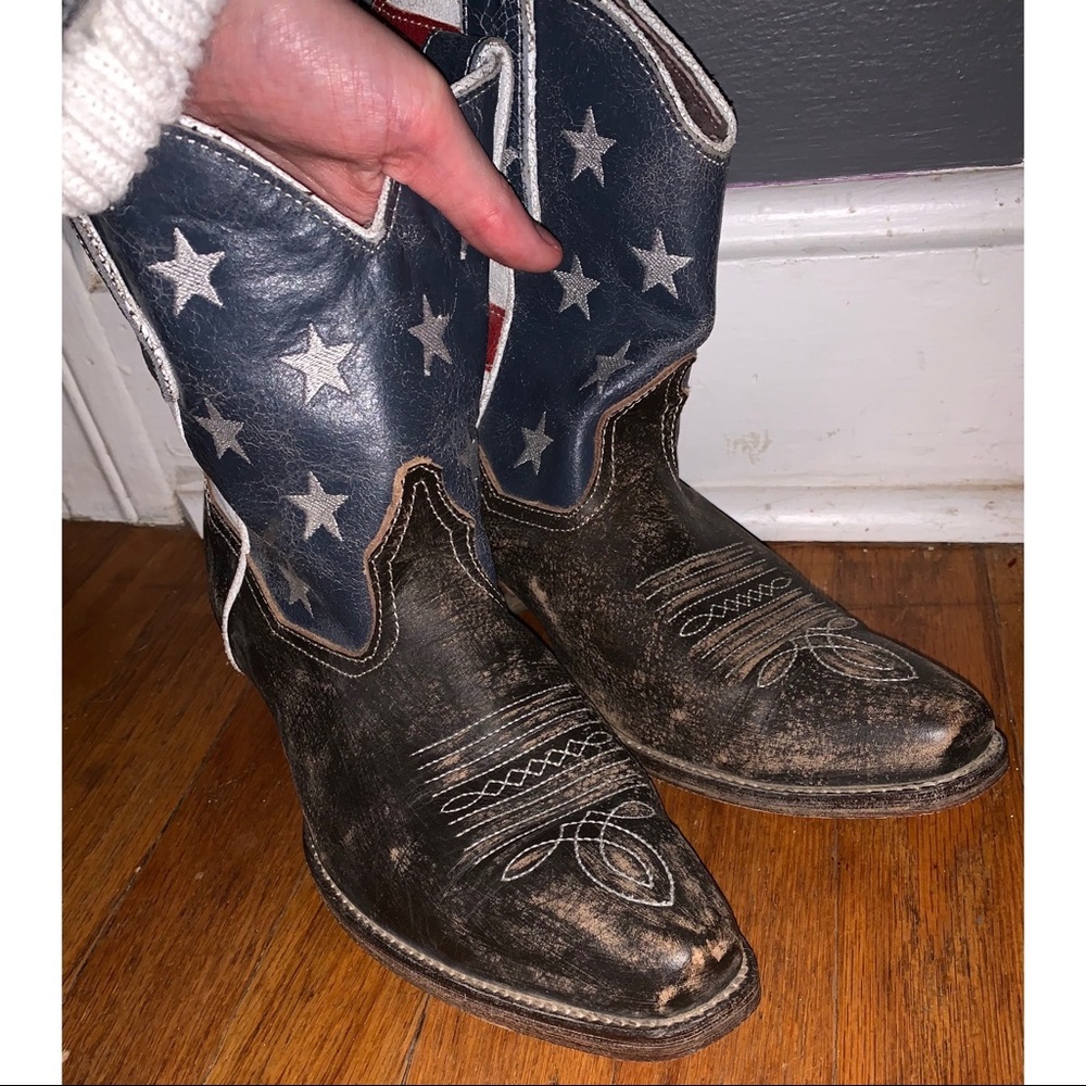 American Flag Cowgirl Boots